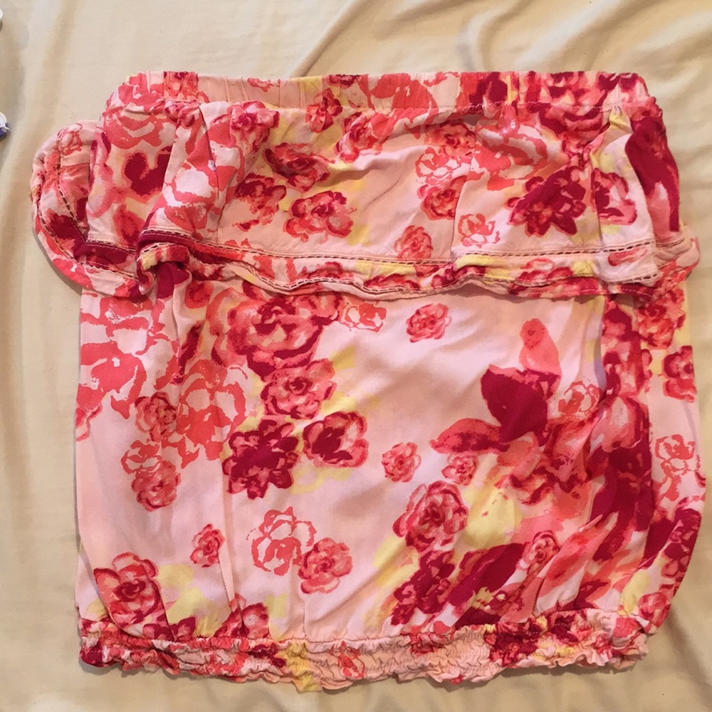 Pac sun floral tube top